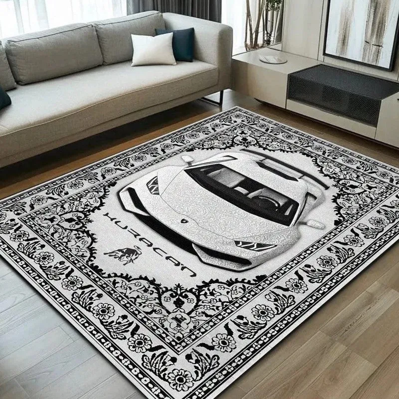 Dekorativer Auto-Themen-Teppich