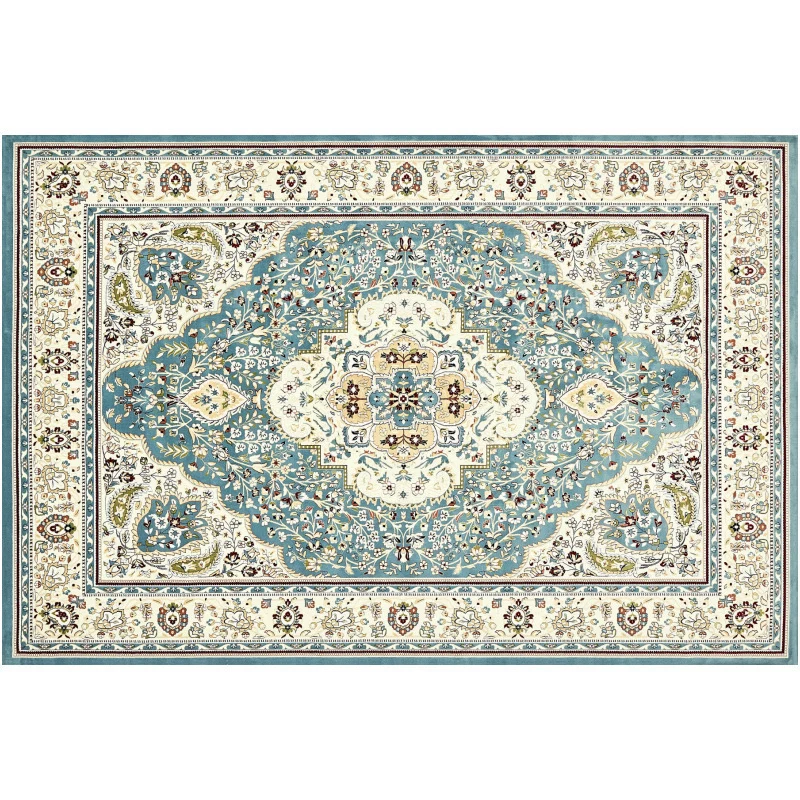 Traditioneller floraler Musterbereichsteppich