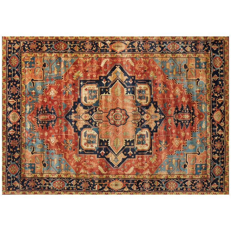 Traditioneller floraler Musterbereichsteppich