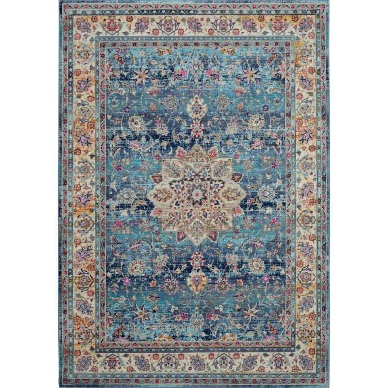 Traditioneller floraler Musterbereichsteppich
