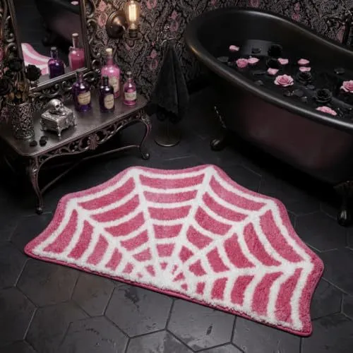 Spider Webförmige Badmatte