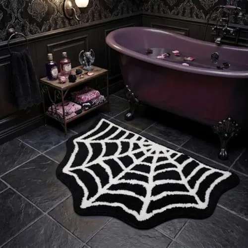 Spider Webförmige Badmatte