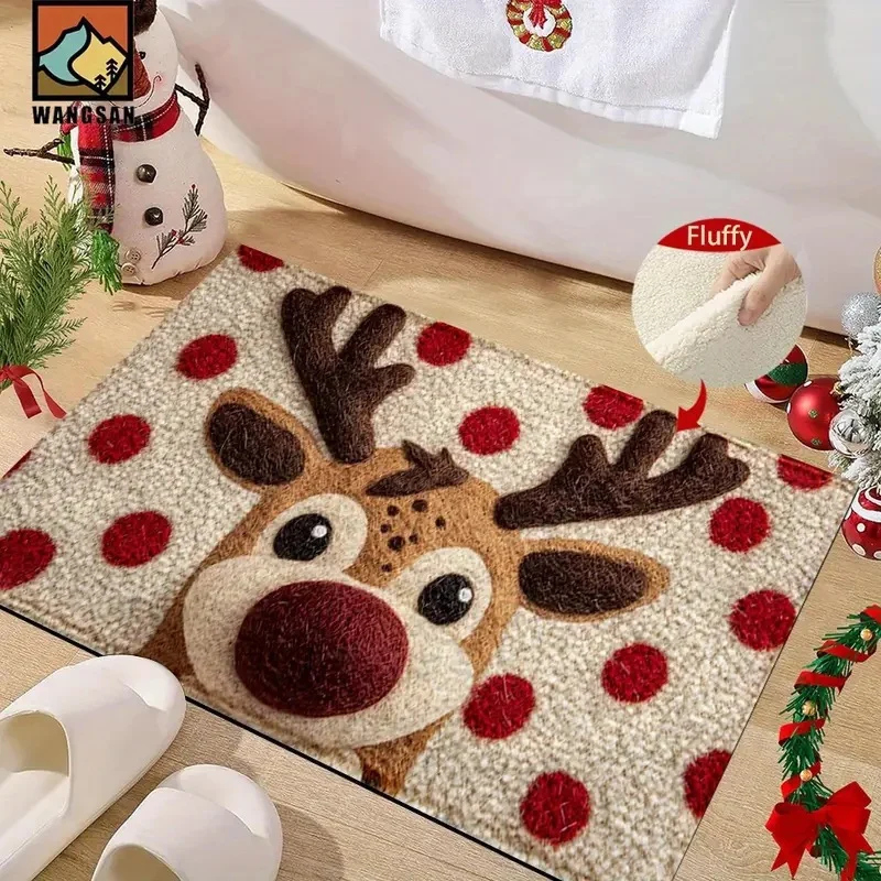 Schneemann-förmiger Teppich