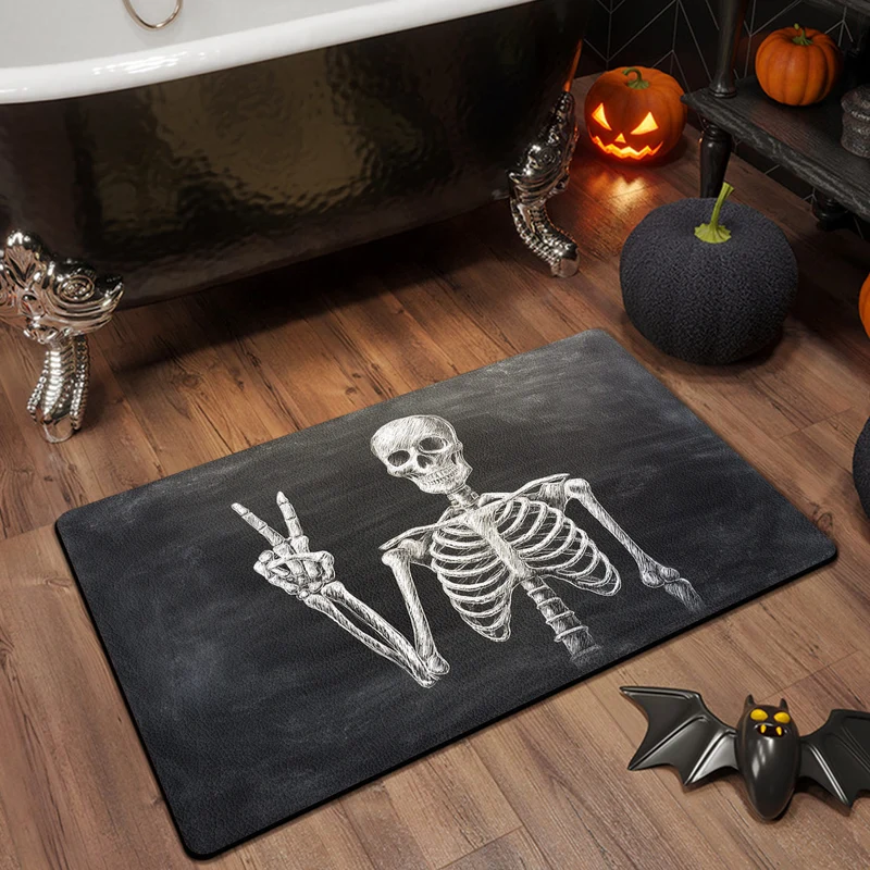 Halloween-Themen-Badezimmermatte