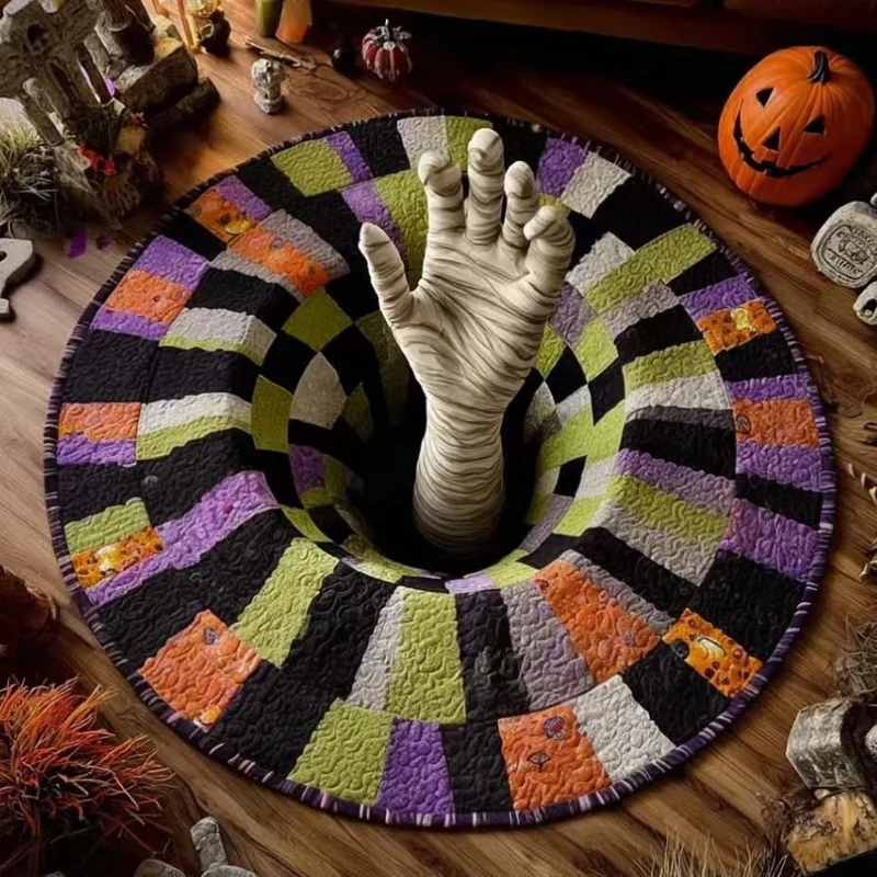 Halloween-Themen 3D-Optische Illusions-Teppich