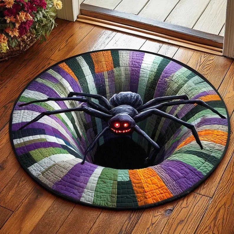 Halloween-Themen 3D-Optische Illusions-Teppich