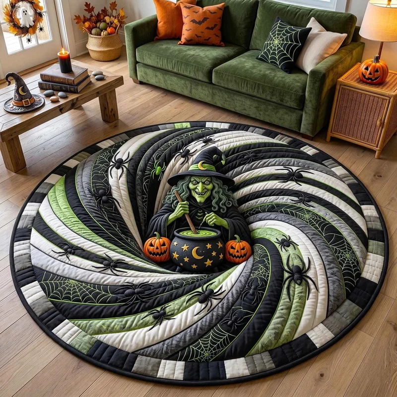 Halloween-inspirierter dekorativer Teppich