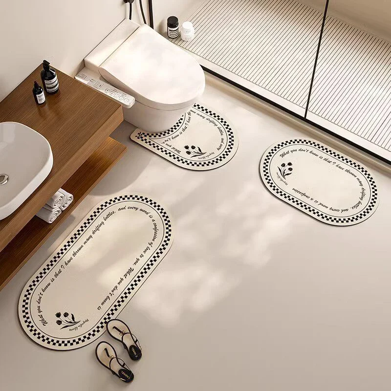 Premium rutschfeste Badematten Set