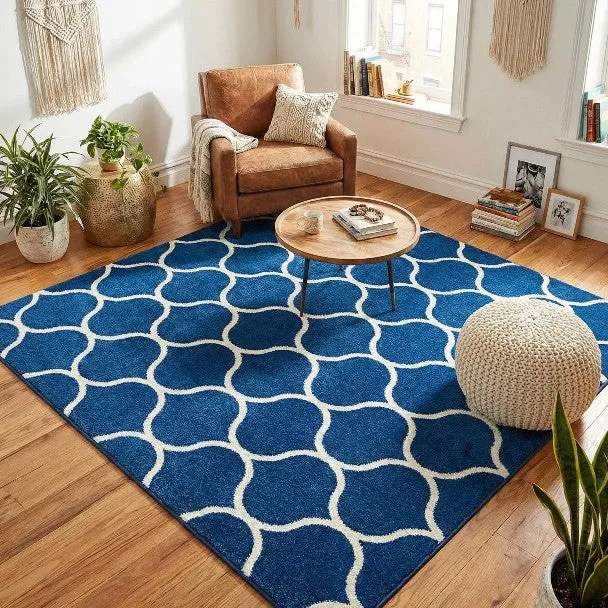 Geometrisches Design Außenbereich Teppich