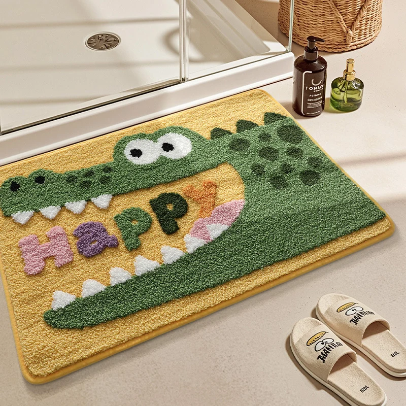 Fun Krokodil Themed Badezimmer Teppich