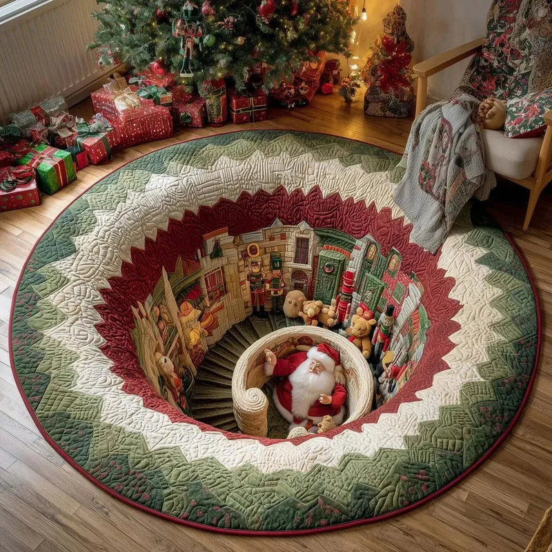 Weihnachts-Themen-Plüsch-Teppich