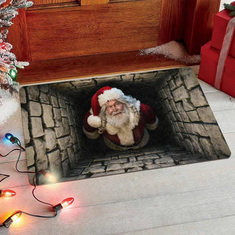 Weihnachtlich dekorative Fußmatte