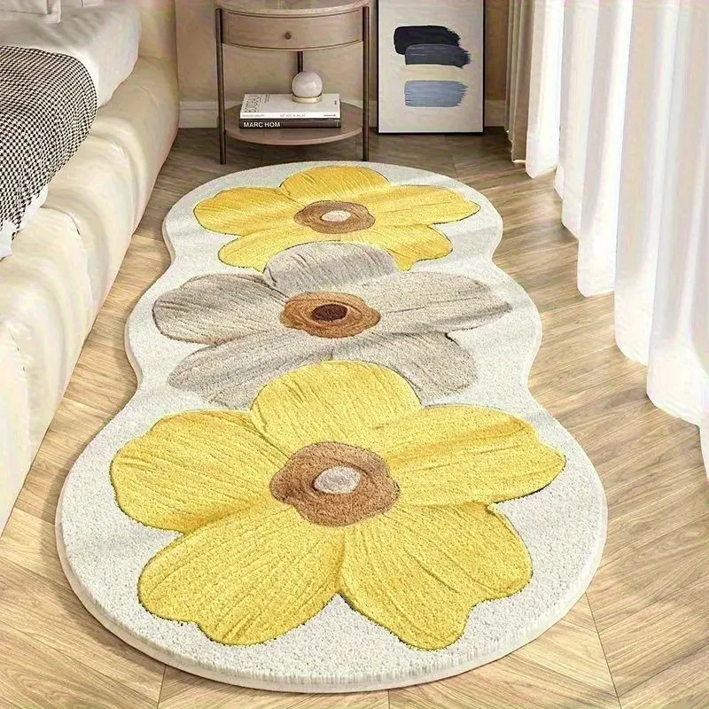 Florales Muster Läufer Teppich