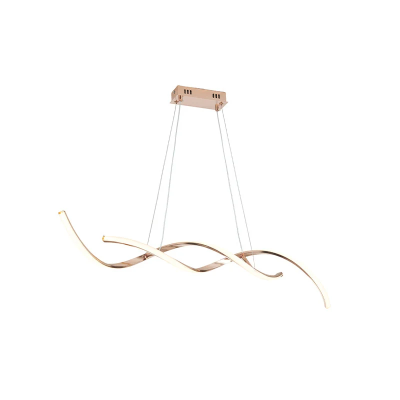 Wellen-inspirierte LED-Pendelleuchte