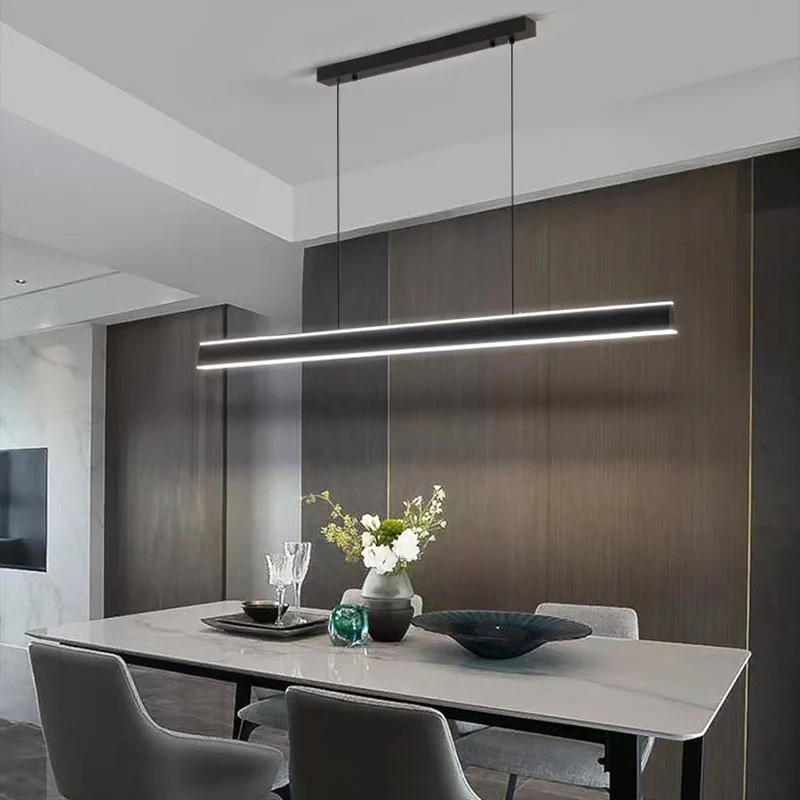 Moderne lineare Pendelleuchte