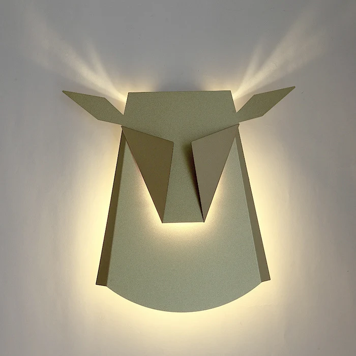 Kreative tierische Wandlampe