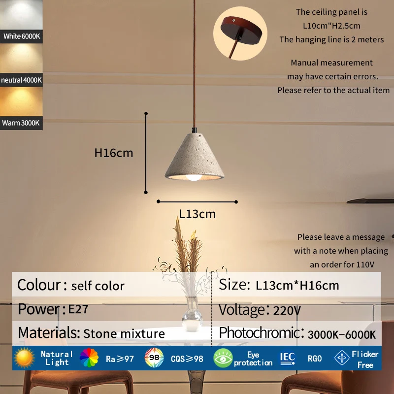 Stone Mixture Pendelleuchte
